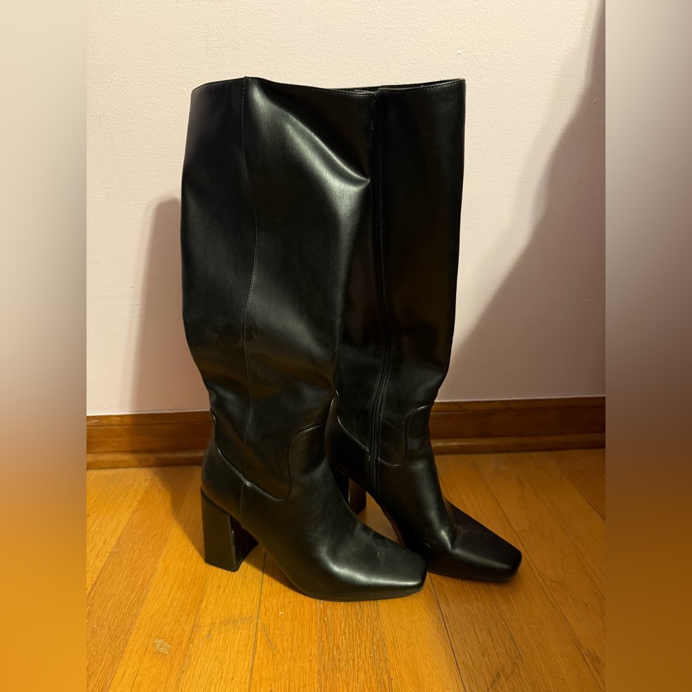 Kelly & Katie Black Heeled Boots